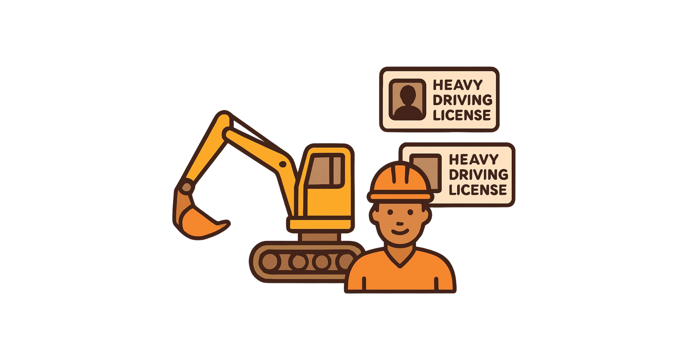 Excavator operator